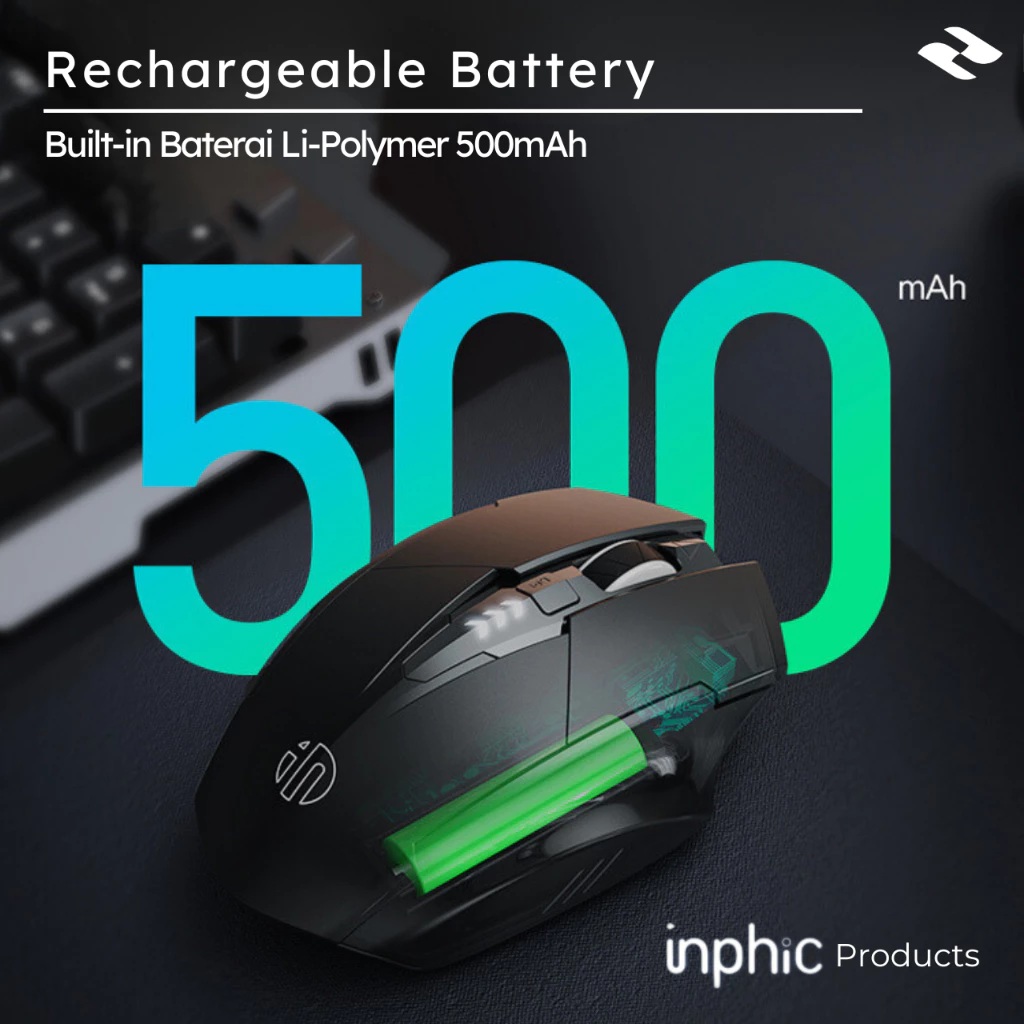 INPHIC Mouse Gaming Wireless   3