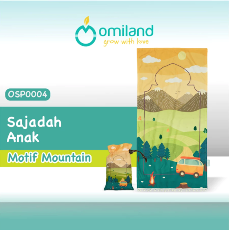 Omiland Sajadah Anak Travelling Free Pouch 5