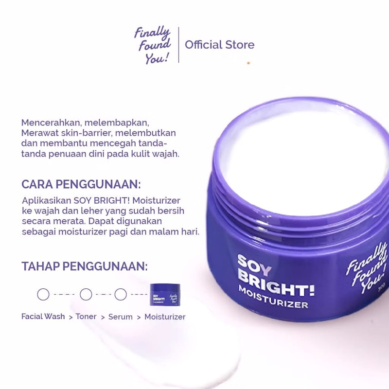 Finally Found You! Soy Bright! Moisturizer 2