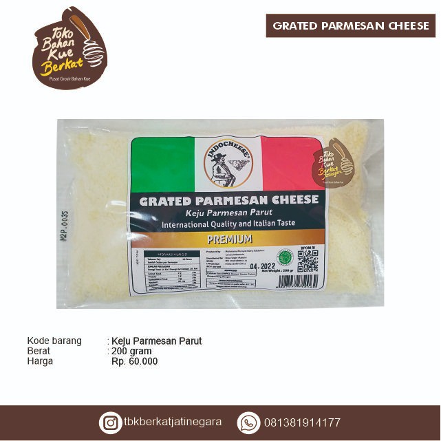 Grated Parmesan Cheese Regular 4