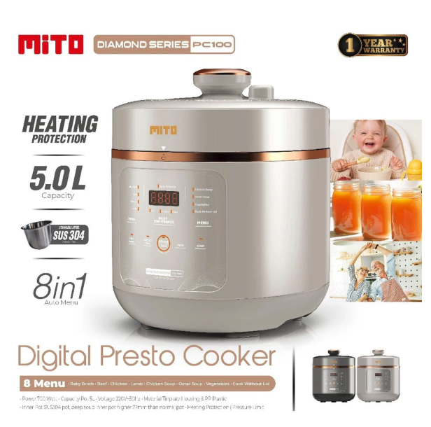 Mahakarya Sukses Indonesia MITO Digital Pressure Cooker PC100