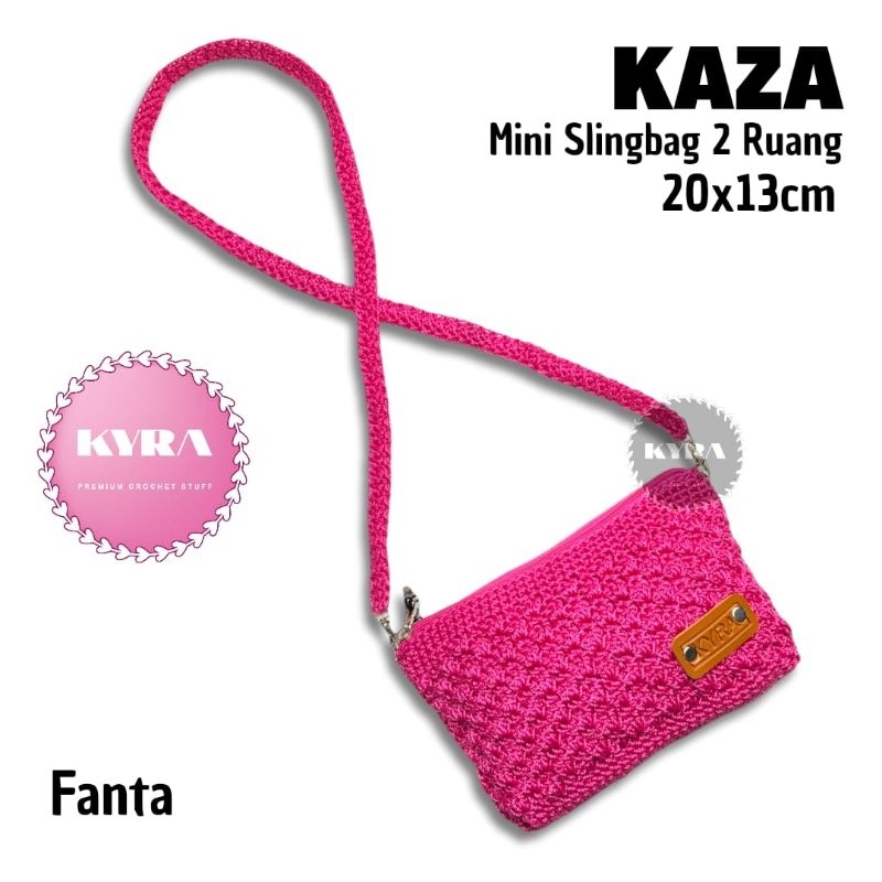 KYRA KYRA Kaza Dompet Rajut Tali Panjang