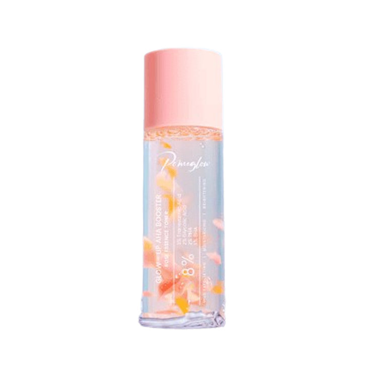 Pomeglow Glow-Up AHA Booster Rose Essence Toner
