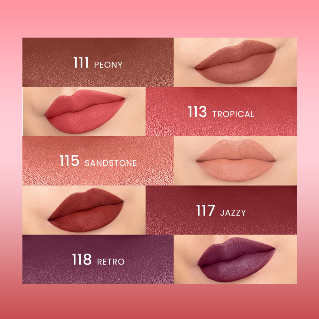 Eka Jaya Internasional Hanasui Mattedorable Lipstick 113 Tropical