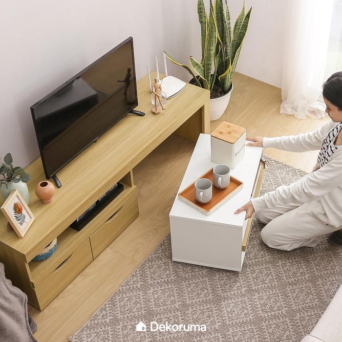 Dekoruma Inovasi Lestari Heim Studio NANA Meja TV 2-in-1