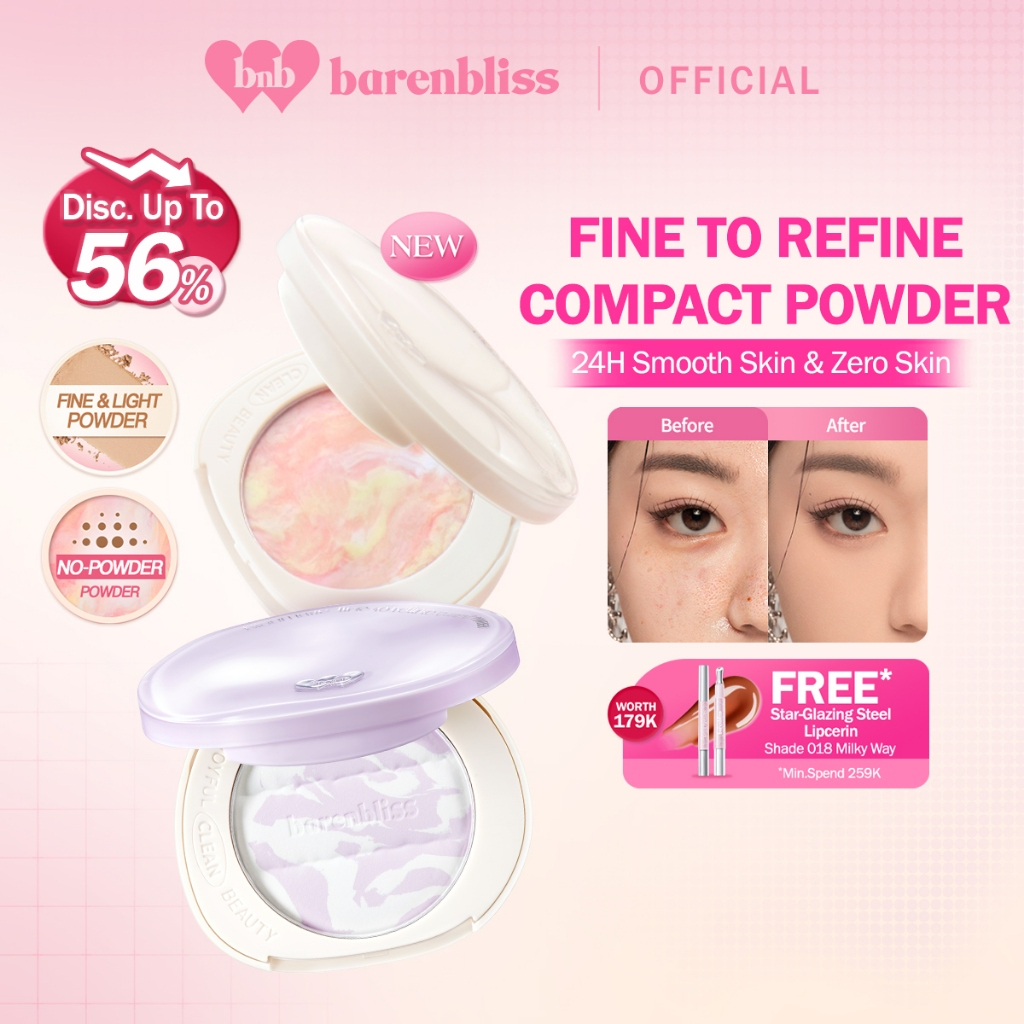 Bloomatte Fine to Refine Compact Powder 05 Pink Marble 2