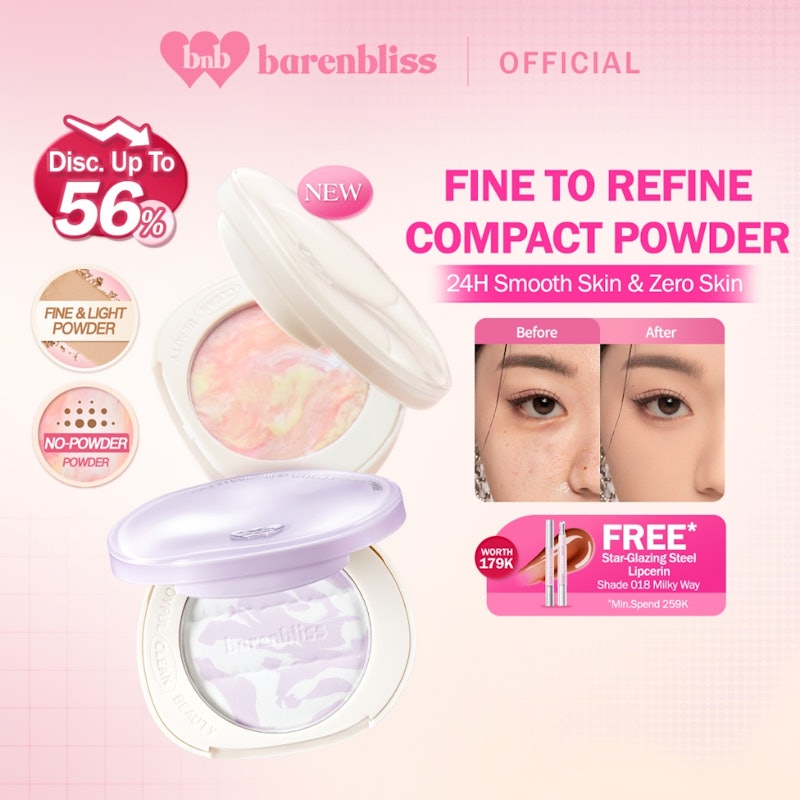 Bloomatte Fine to Refine Compact Powder 05 Pink Marble 2