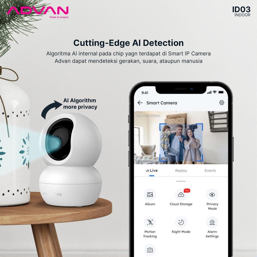 Bangga Teknologi Indonesia ADVAN Smart IP Camera ID3