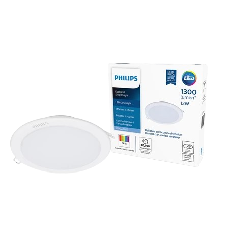 Philips ｜ Essential SmartBright LED Downlight 12W Cool White  ｜ DN027B G3