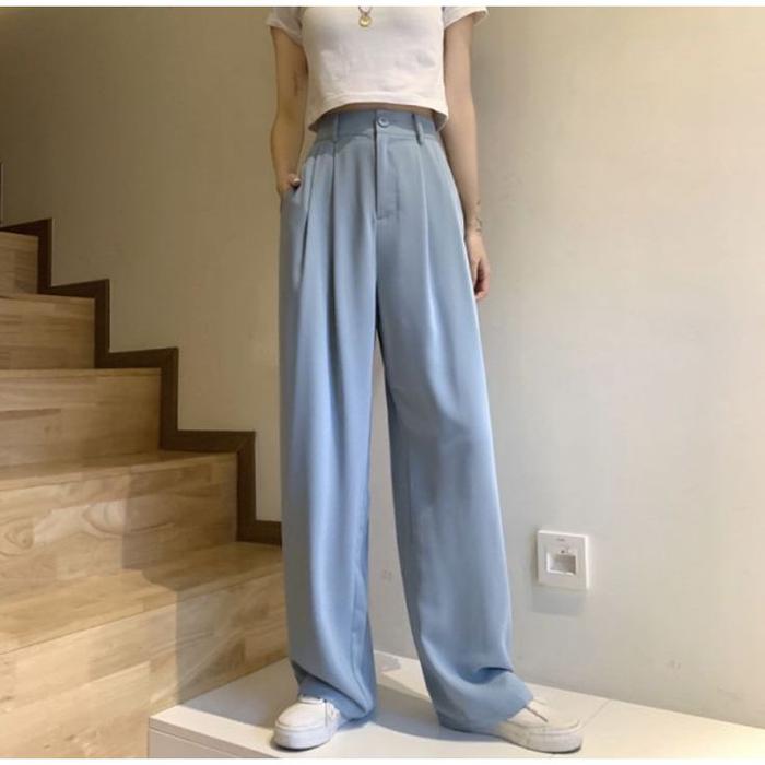  PETITE Loose Pants High Waist