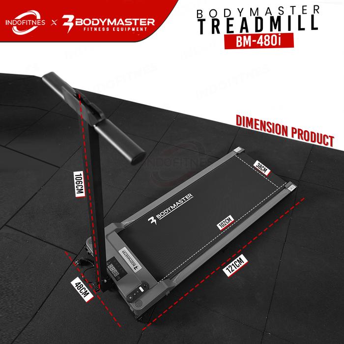  BODYMASTER Walking Pad Treadmill BM-480i