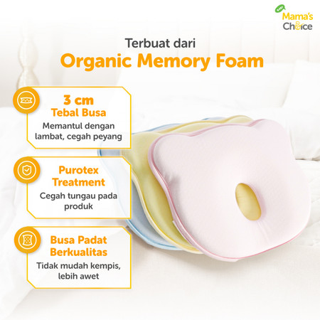 Mama’s Choice Flat Head Prevention Pillow