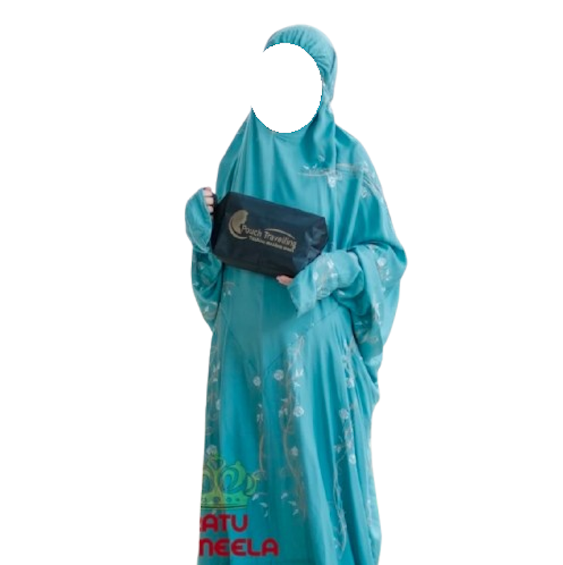 Ratu Kameela Mukena Terusan Bordir Teratai Tulip