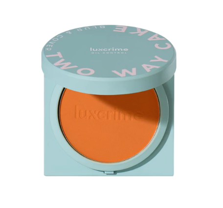 Luxcrime ｜ Blur & Cover Two Way Cake Oil Control ｜ Cinnamon