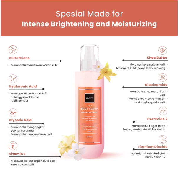Opto Lingkar Sejahtera Scarlett Whitening Jolly Body Serum