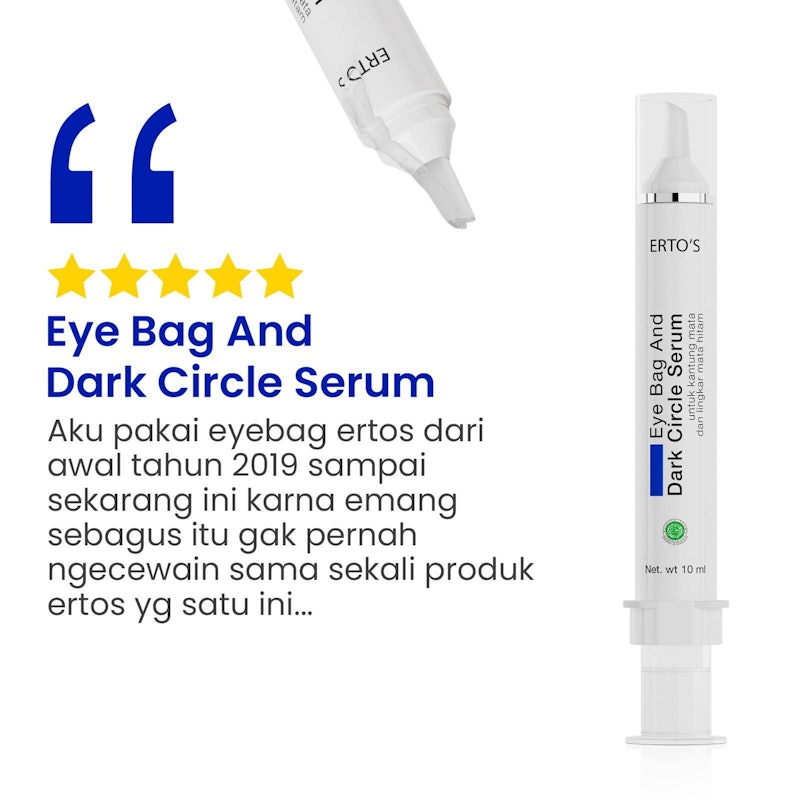 Erto's Eyebag & Dark Circle Serum 5