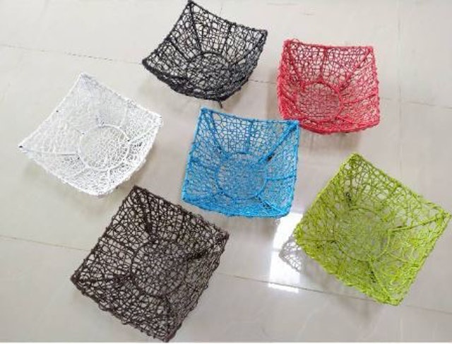 Keranjang Buah Rotan Sintetis