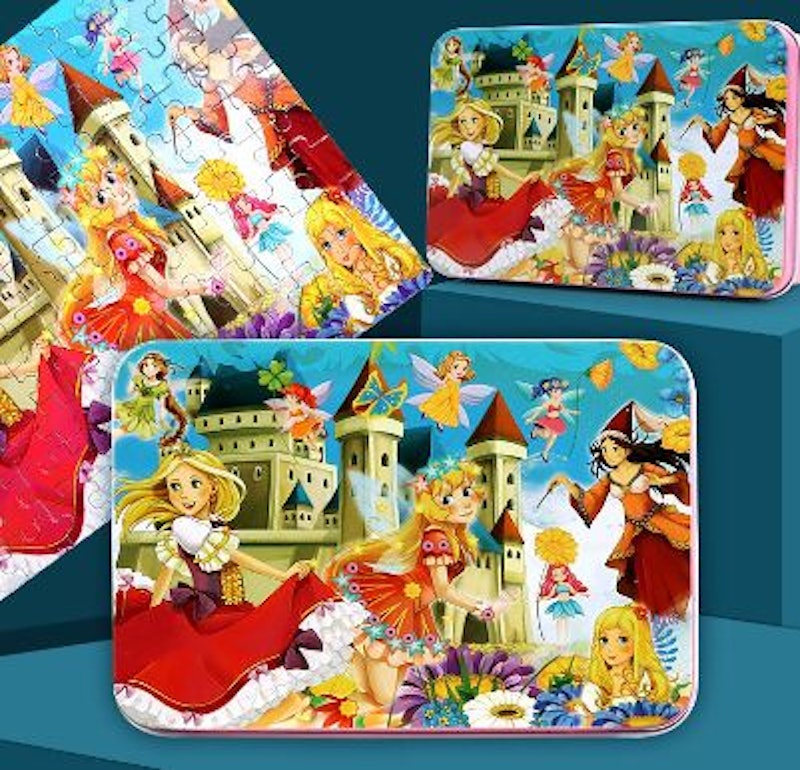 100 pcs Wooden Puzzle with Box 5