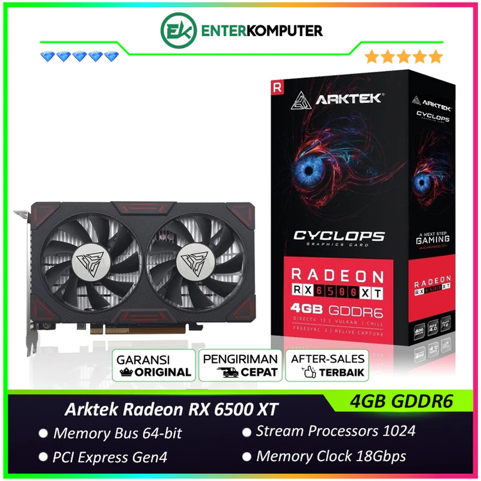 Arktek Radeon™ RX 6500 XT Cyclops 5