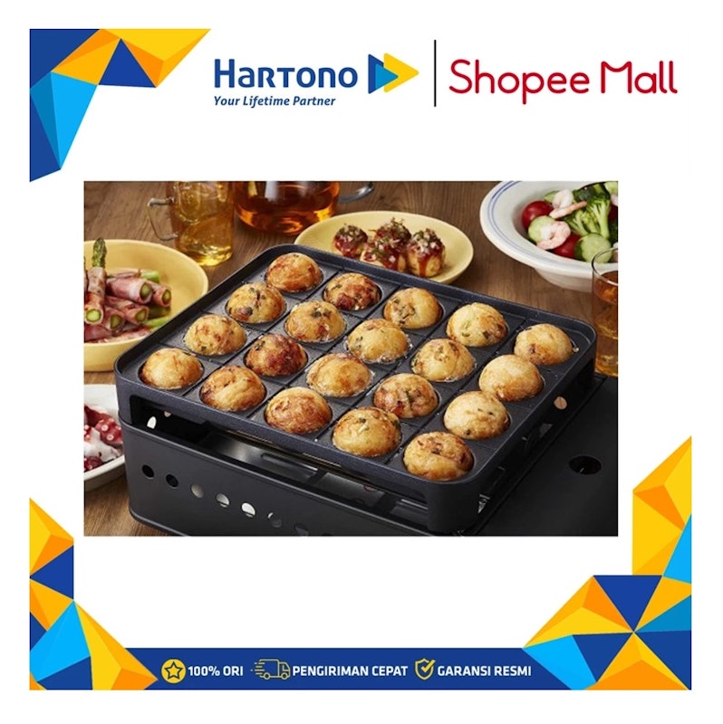 Iwatani Kompor Gas Portable Takoyaki Maker Butane Gas Stove CB-ETK-2