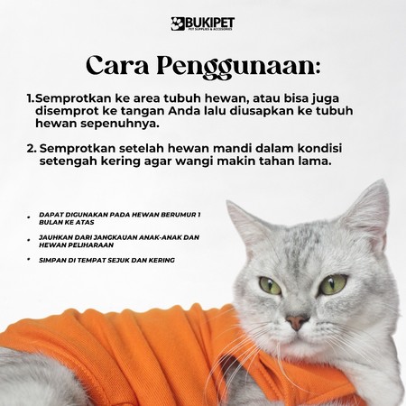 Bukipet Pet Care Natural Cologne Parfum 5