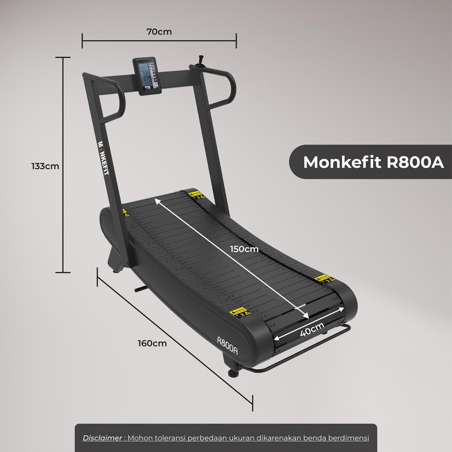 Monkefit Curve Treadmill HUSSAR800
