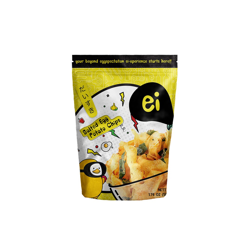 Salted Egg Potato Chips