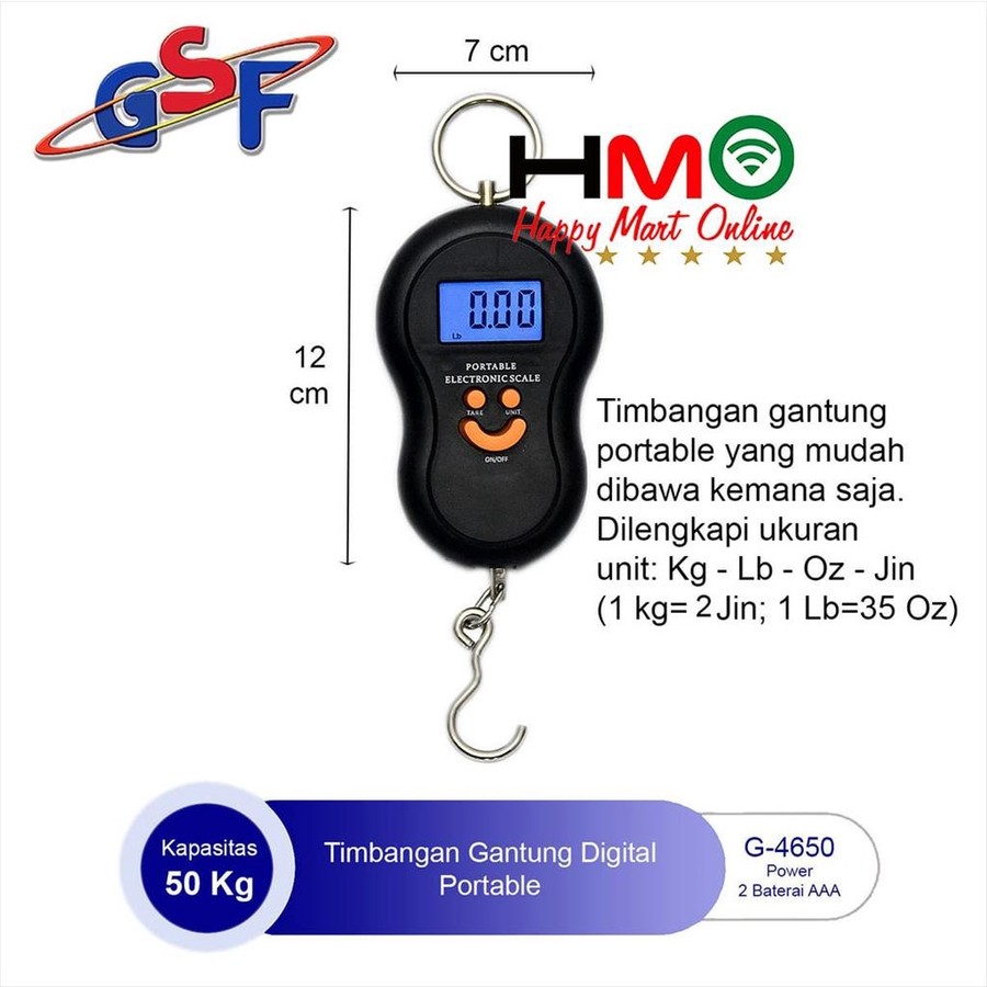 GSF Timbangan Gantung Digital Portabel 2