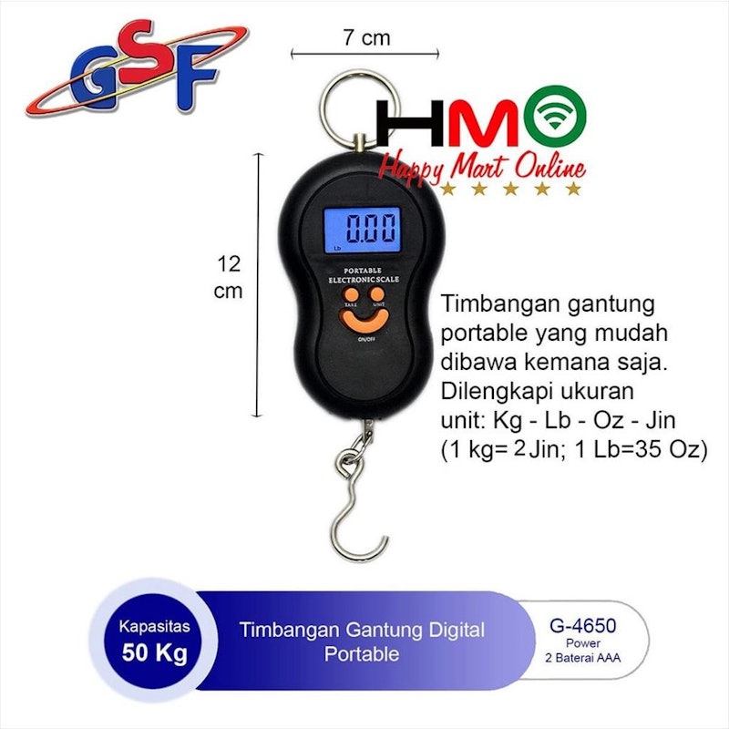 GSF Timbangan Gantung Digital Portabel 2