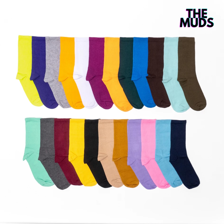 THE MUDS Kaos Kaki Oldschool Hitam 2
