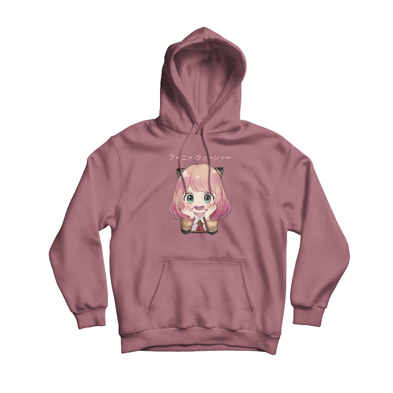 Hoodie Jumper ANYA - Dusty Pink 1