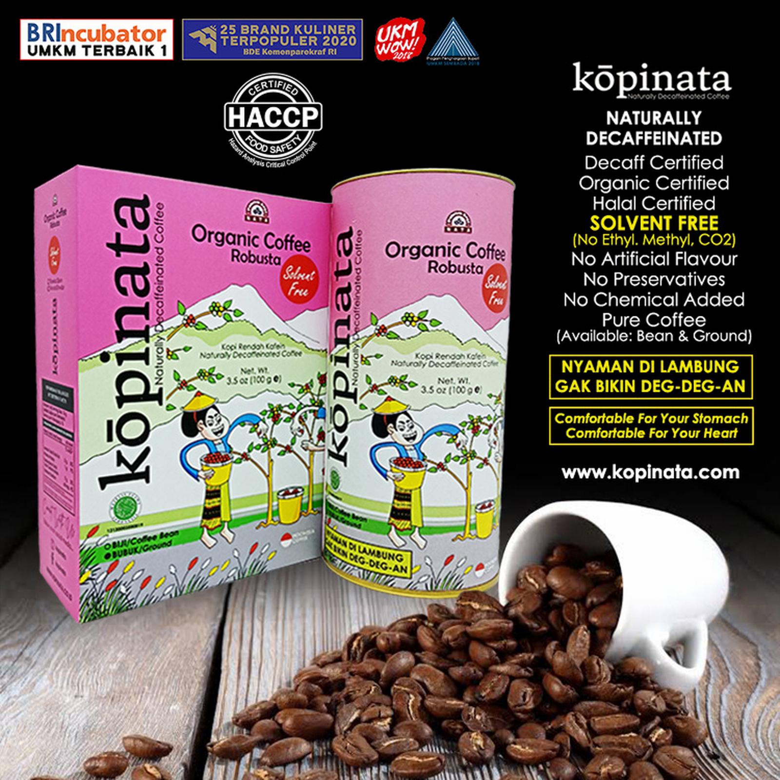 Pabriek Kopi Nata kopinata Organic Coffee Robusta