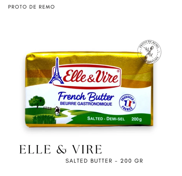 Savencia Fromage & Dairy Elle & Vire Salted Gourmet Butter 200 gram