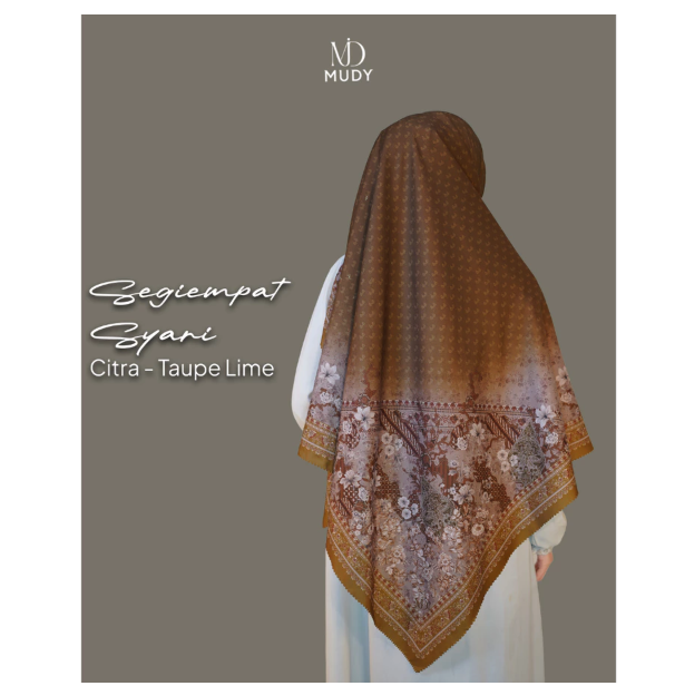 Mudymudy Trendy MUDY Hijab Motif Voal Sublim Syar'i