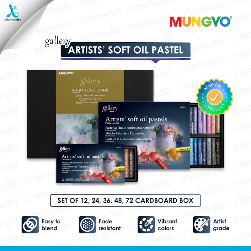 Mungyo Gallery Artists’ Soft Oil Pastels 5