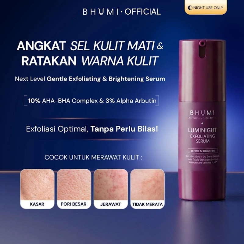 BHUMI Luminight Exfoliating Serum 4