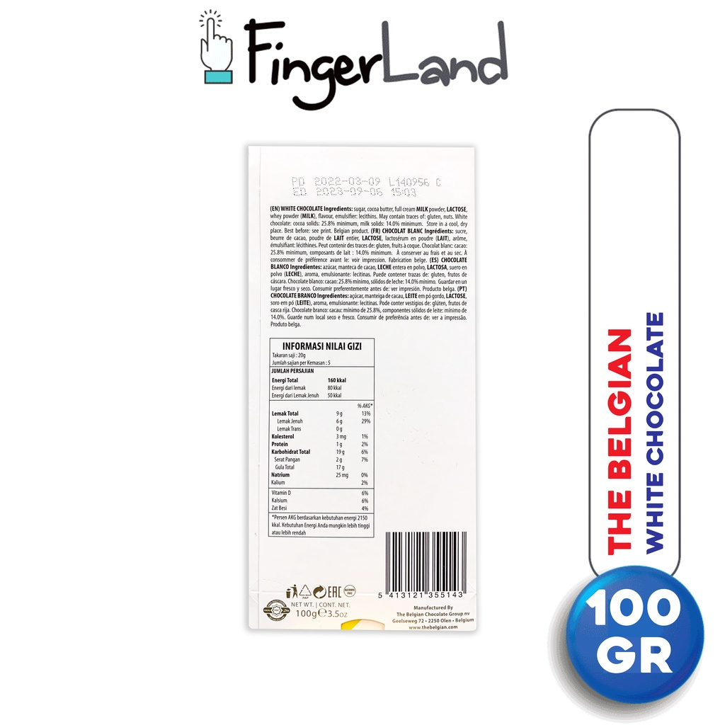 The Belgian Bar White