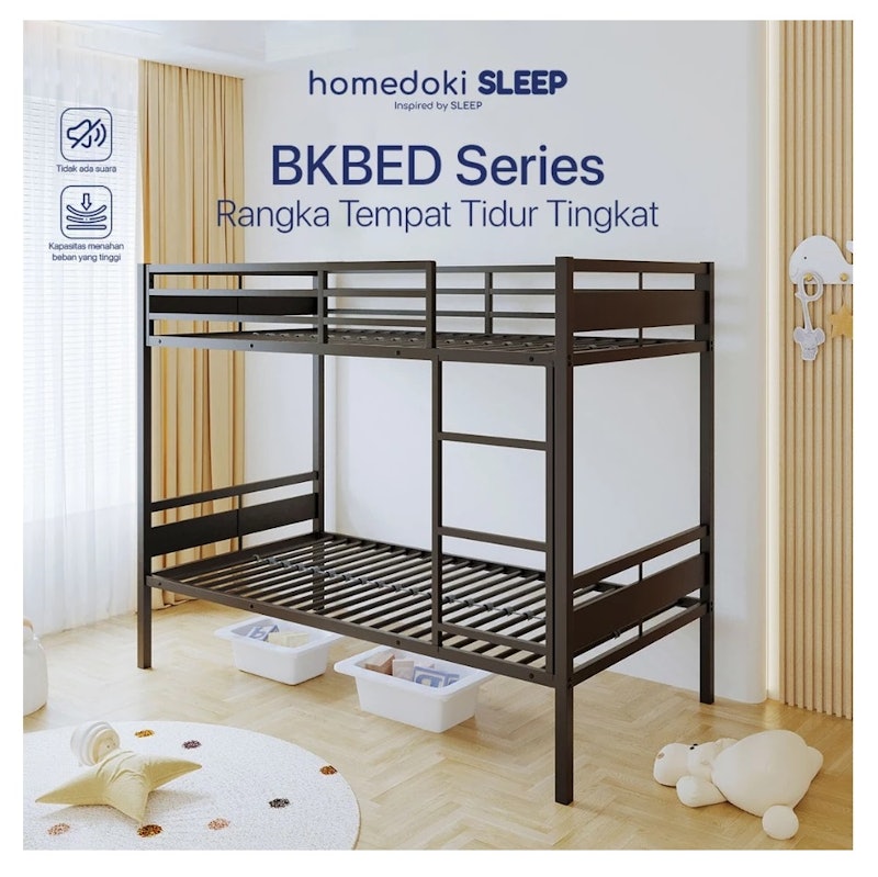 Homedoki BKBED Series Rangka Tempat Tidur Tingkat 2