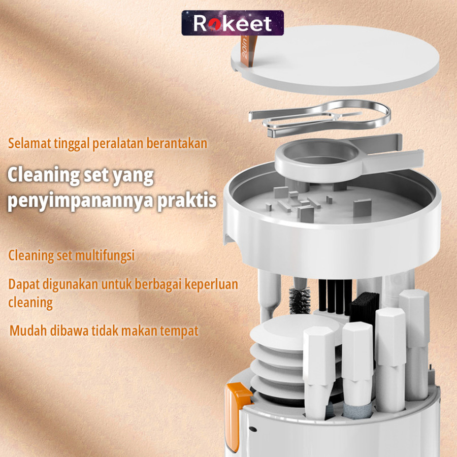 Rokeet Multifunctional  20 in 1 Cleaning Kit 3