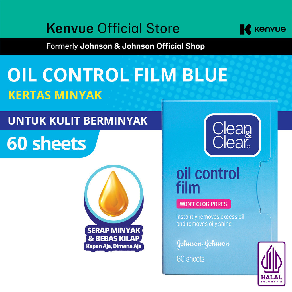 Johnson & Johnson Clean & Clear® Oil Control Film Blue