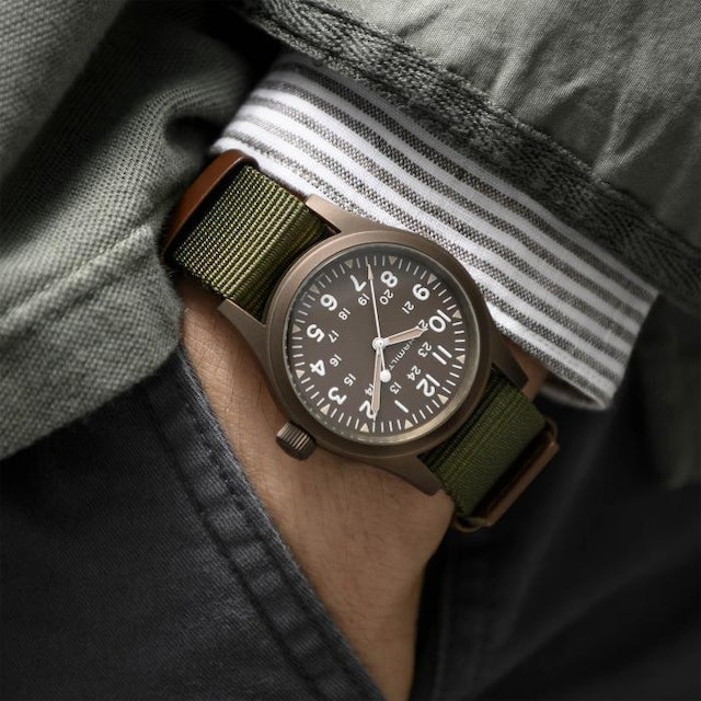 Khaki Field Mechanical 5