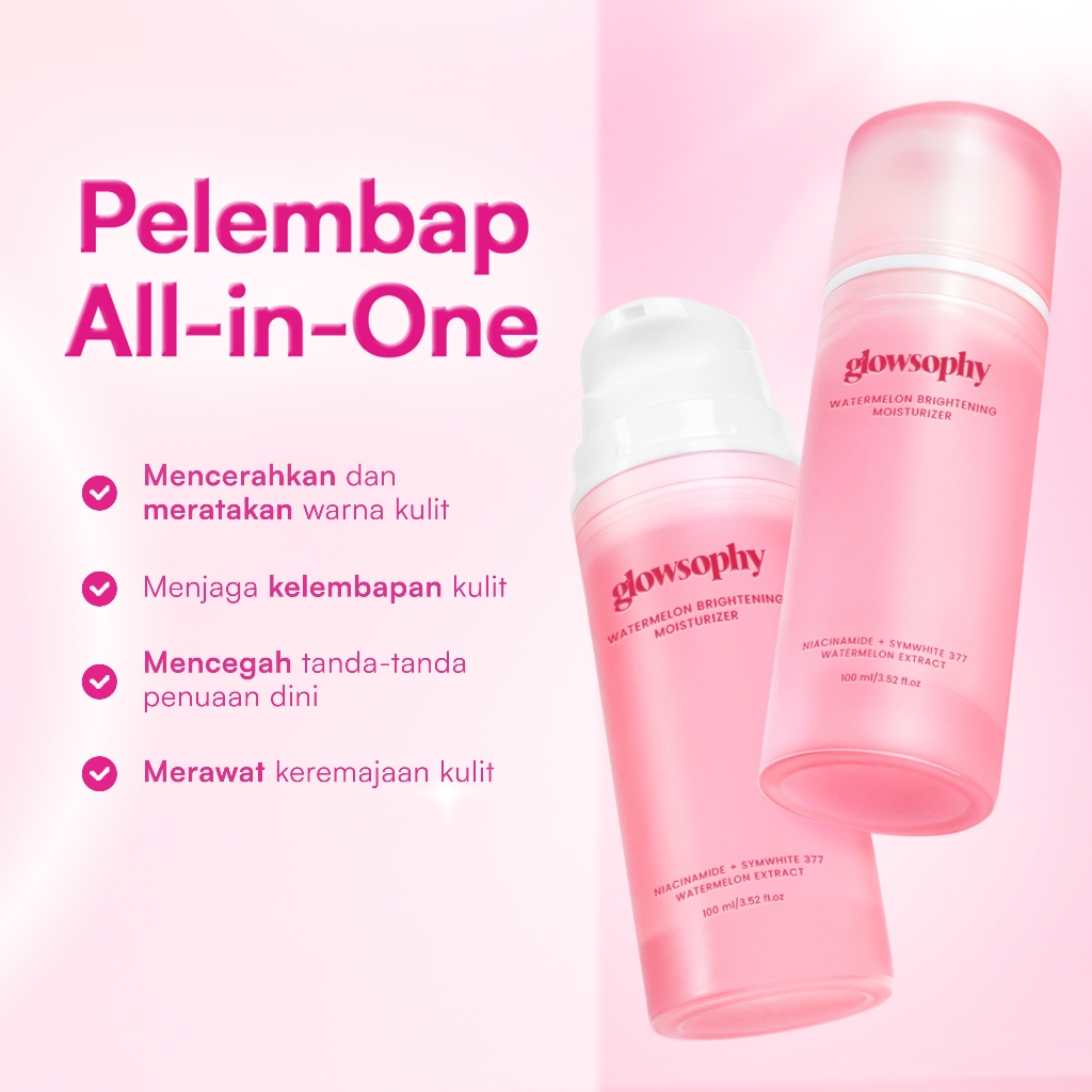 Glowsophy Watermelon Brightening Moisturizer Gel 3