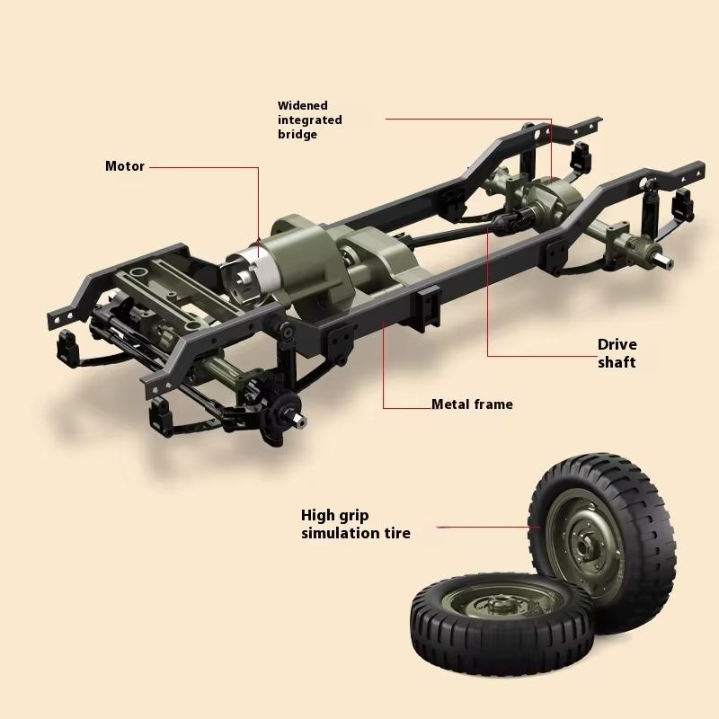  JJRC Willys Military Jeep RC Rock Crawler  C8815 