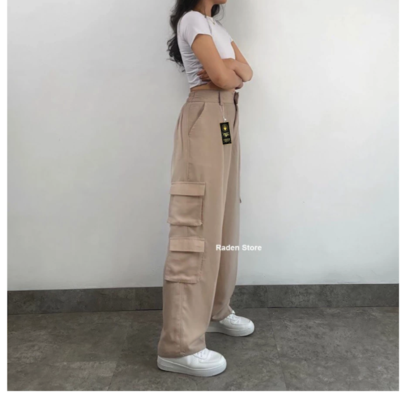 Raden Bonnie Pants Celana Kargo Wanita 3