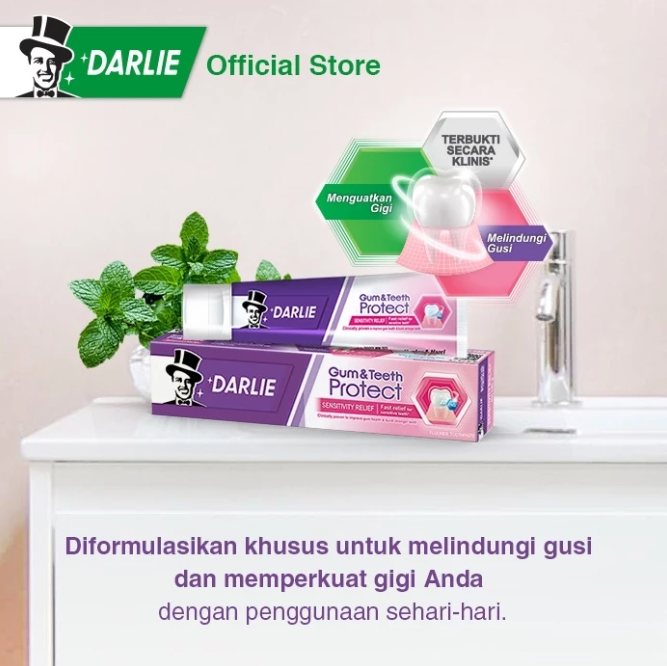 Hawley & Hazel Company Darlie Gum & Teeth Protect Sensitivity Relief 