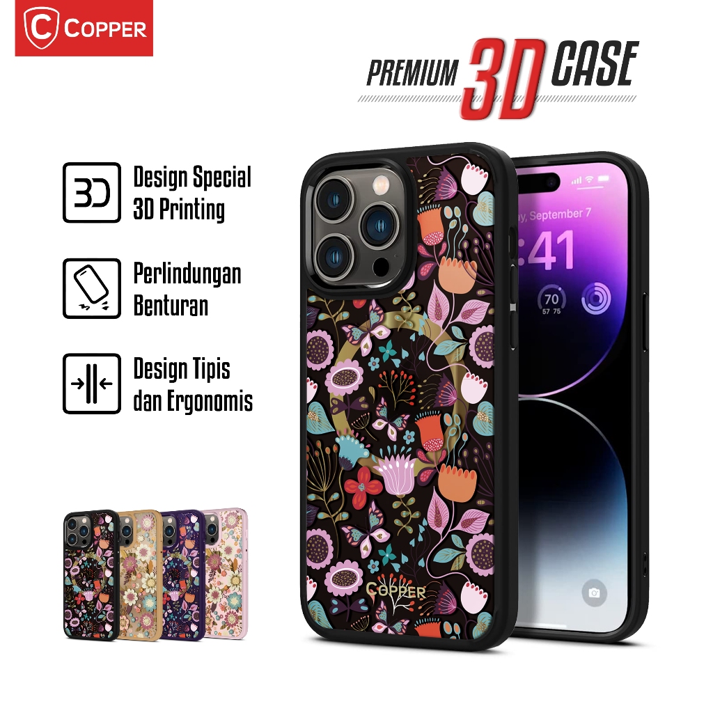  Copper Premium Case 3D Printing iPhone 14/Pro/Pro Max 