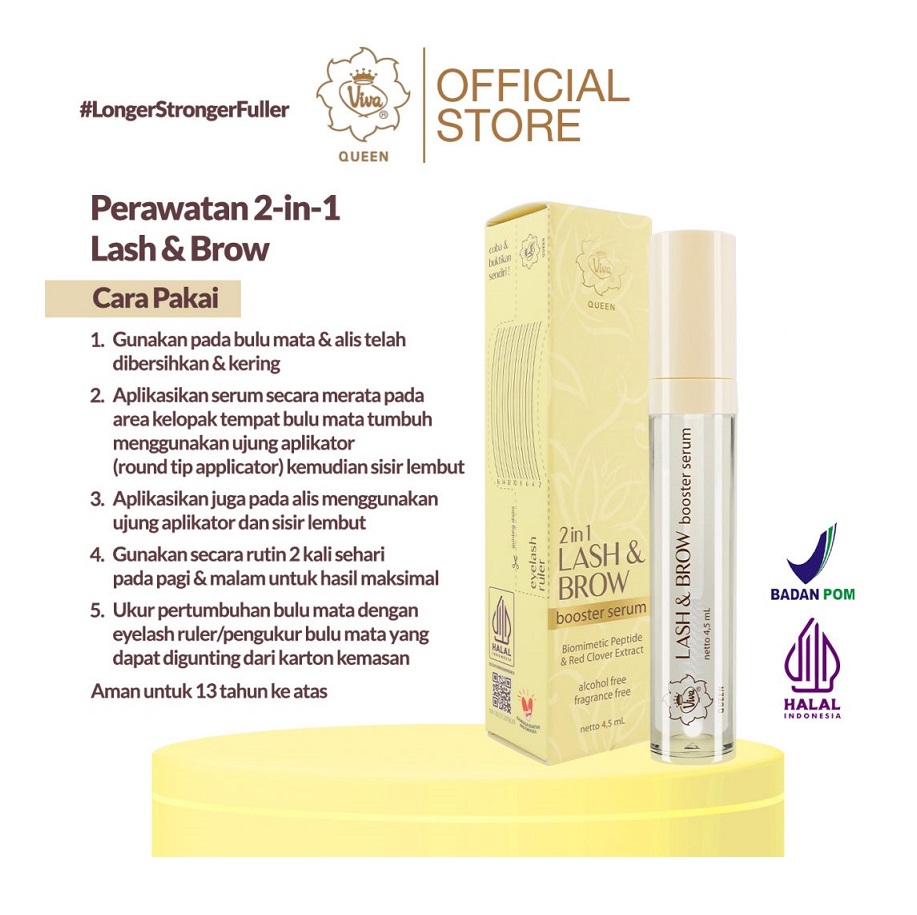 VITAPHARM Viva Queen 2 in 1 Lash & Brow Booster Serum