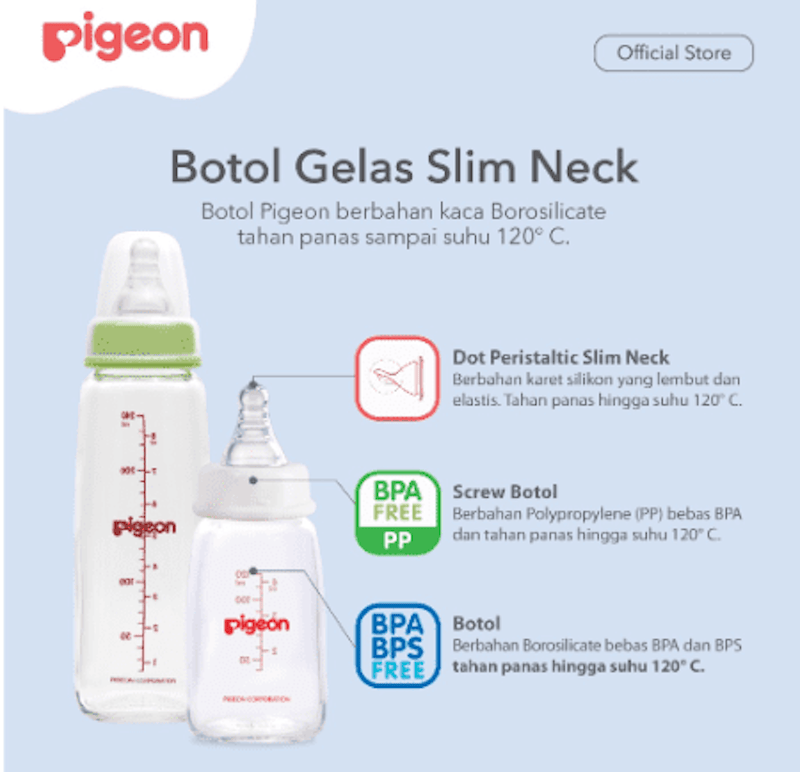 Botol Gelas K-8 (240ML) With S-Type Nipple 4