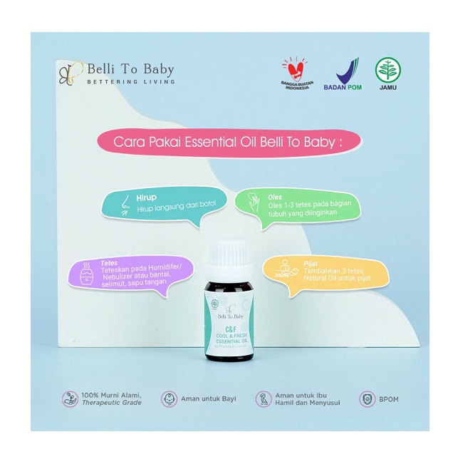 Chiki-Chika Indonesia Belli to Baby Cool & Fresh Essential Oil