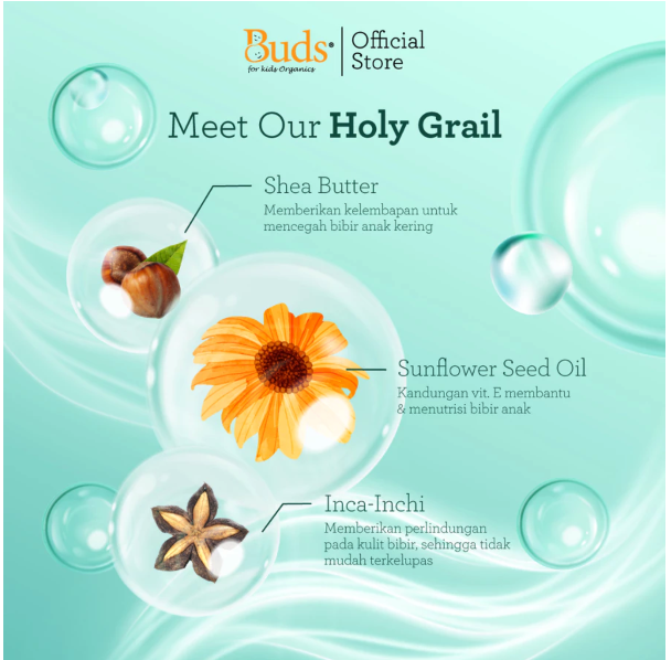 Buds Organics Buds® Organics Lip Balm Pink Melon